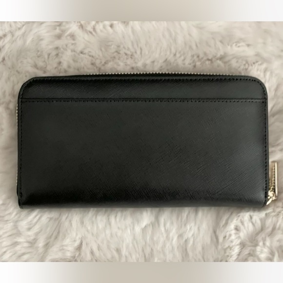 NEW Kate spade wallet - STACI black zip around leather wallet NEW $225 ♠️ - Picture 2 of 4